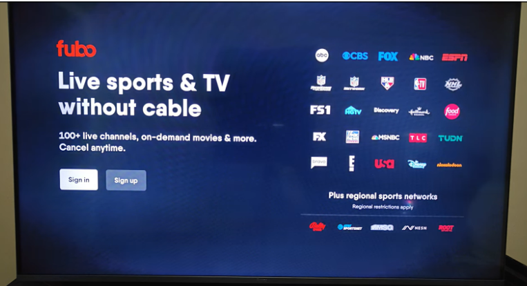 FuboTV Connect Enter Code Setup Guide