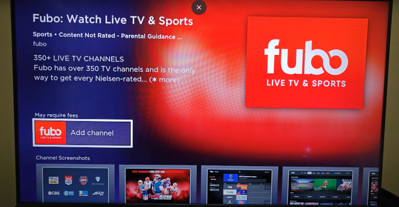 Install FuboTV on your Roku