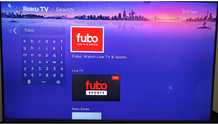 Search Function For Fubo Tv 